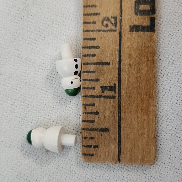 Vintage Wooden Santa Trinket Box and House Of Lloyd Santa Tic Tac Toe Game - Picture 16 of 16